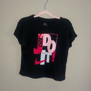 Nike, little girls graphic top, size 6X
